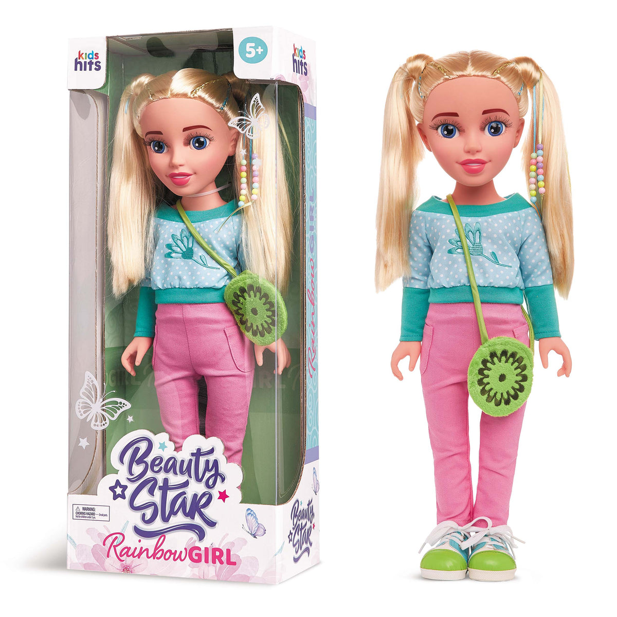 Beauty Star Flowery Spring Rainbow Girl. Dolls – Where Fashion, Fun Spark Creativity! by Kids Hits, LLC