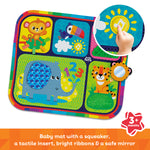 Kids Hits Educational Baby Touch mat Toy My First Zoo