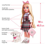 Beauty Star Dolls: Preppy Girl. Where Fashion, Fun, and Furry Friends Unite!