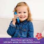 Kids Hits Educational Toddler Smart Phone Toy Light-up Farm