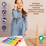 Kids Hits Colorful Maths - Stack and Sort Board for Fun Learning