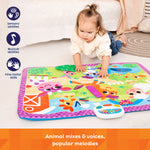 Kids Hits Educational Baby Touch and  Play Mat Toy Farm Friends