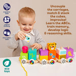 Kids Kits Wooden Train: Happy Friends