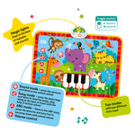 Kids Hits Educational Baby Light and  Sound Mat Toy Musical Zoo