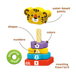 Kids Hits Wooden Stack and Play Tiger: Endless Fun in Every Stack!