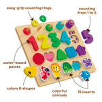 Kids Hits Colorful Maths - Stack and Sort Board for Fun Learning