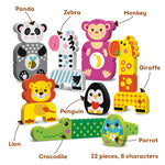 Kids Hits: Build Your Own Adventure with the Wooden Blocks Friendly Zoo!