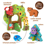 Wooden Forest SetKids Hits: Unleash Creativity with the Wooden Forest Set - Building, Matching, and Imaginative Play for Little Explorers!