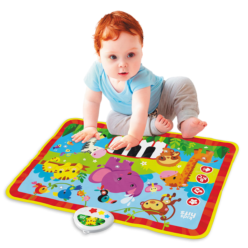 Kids Hits Educational Baby Light and  Sound Mat Toy Musical Zoo