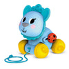Kids Hits Educational Toddler Push and Pull Toy Llama Blue