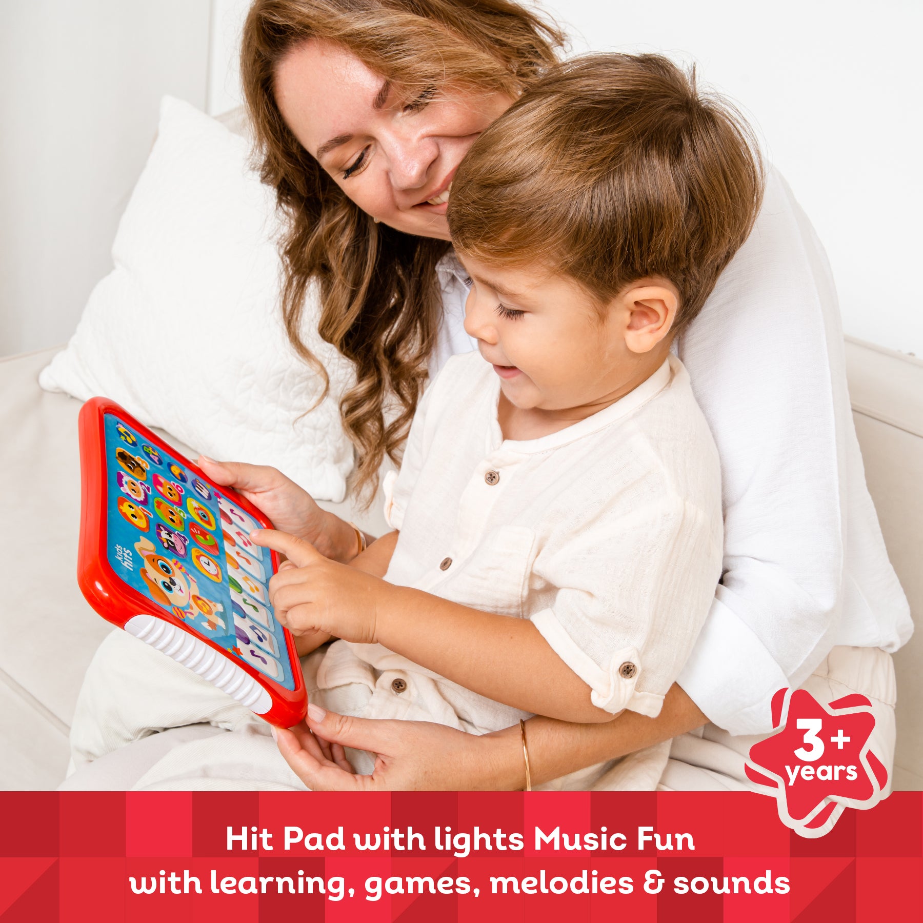 Kids Hits Educational Toddler Hit Pad  with lights Toy Music Fun
