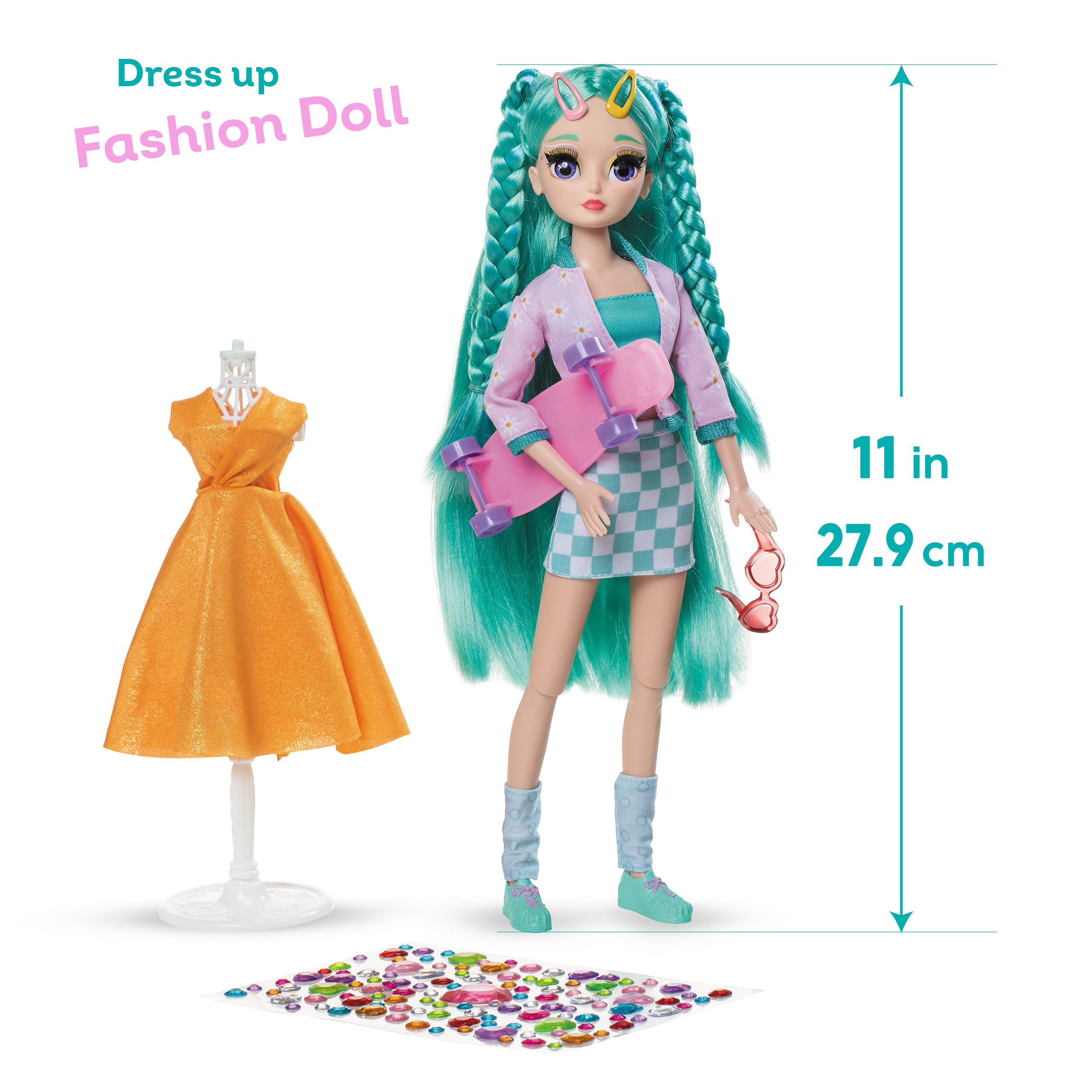dress up fashion dolls Barbie Be A Fashion Designer Dress Up Kit Creative Doll Fashion Craft Set