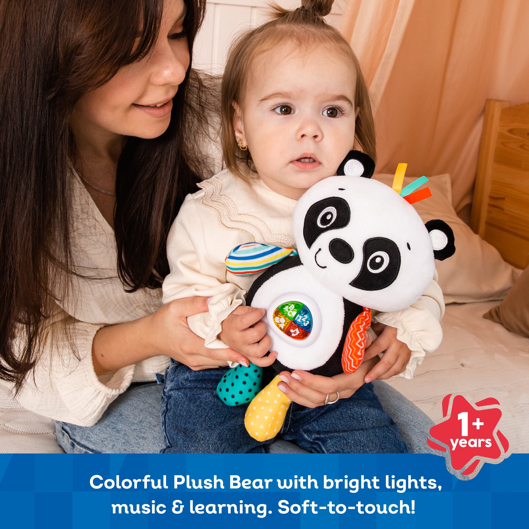 Kids Hits My Friend Baby Panda Timmy: A Soft Plush Music Toy for Joyful Learning and Playtime Bliss