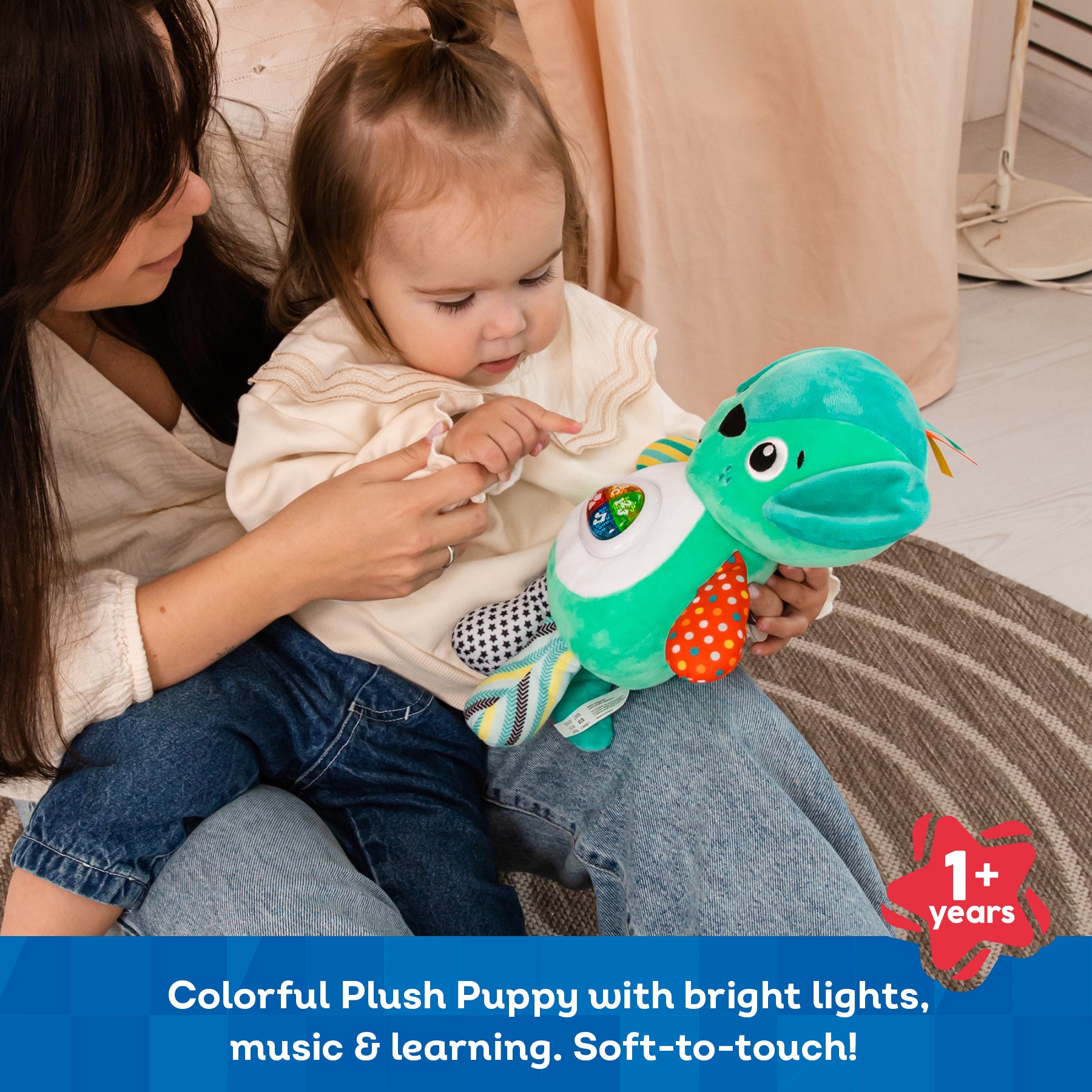 Kids Hits My Friend Baby Puppy Sam: A Soft Plush Music Toy for Joyful Learning and Playtime Bliss