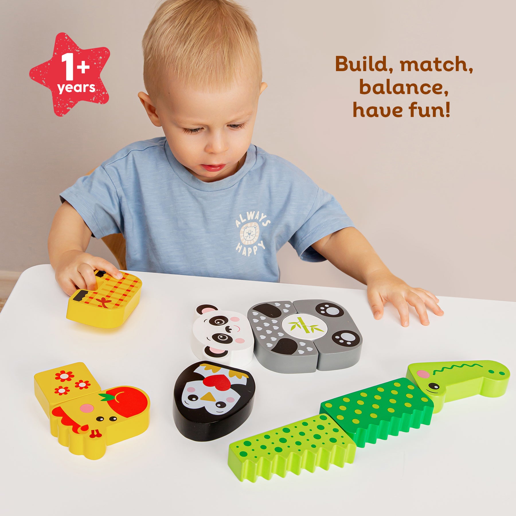Kids Hits: Build Your Own Adventure with the Wooden Blocks Panda and Friends!