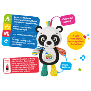 Kids Hits My Friend Baby Panda Timmy: A Soft Plush Music Toy for Joyful Learning and Playtime Bliss