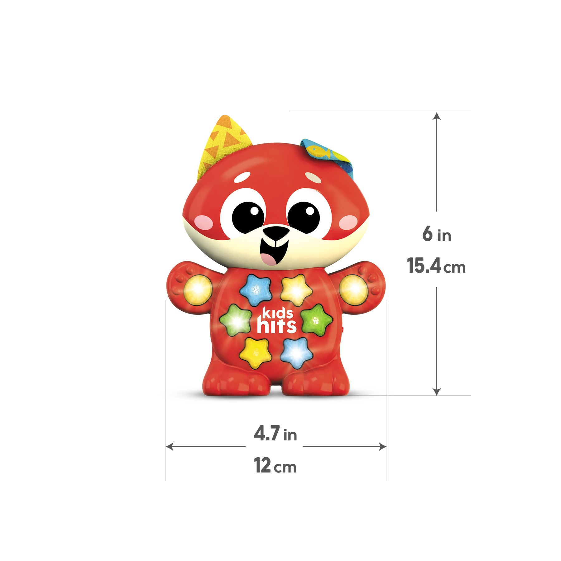 Kids Hits Educational Toddler Toy Babies Musical Fox Red