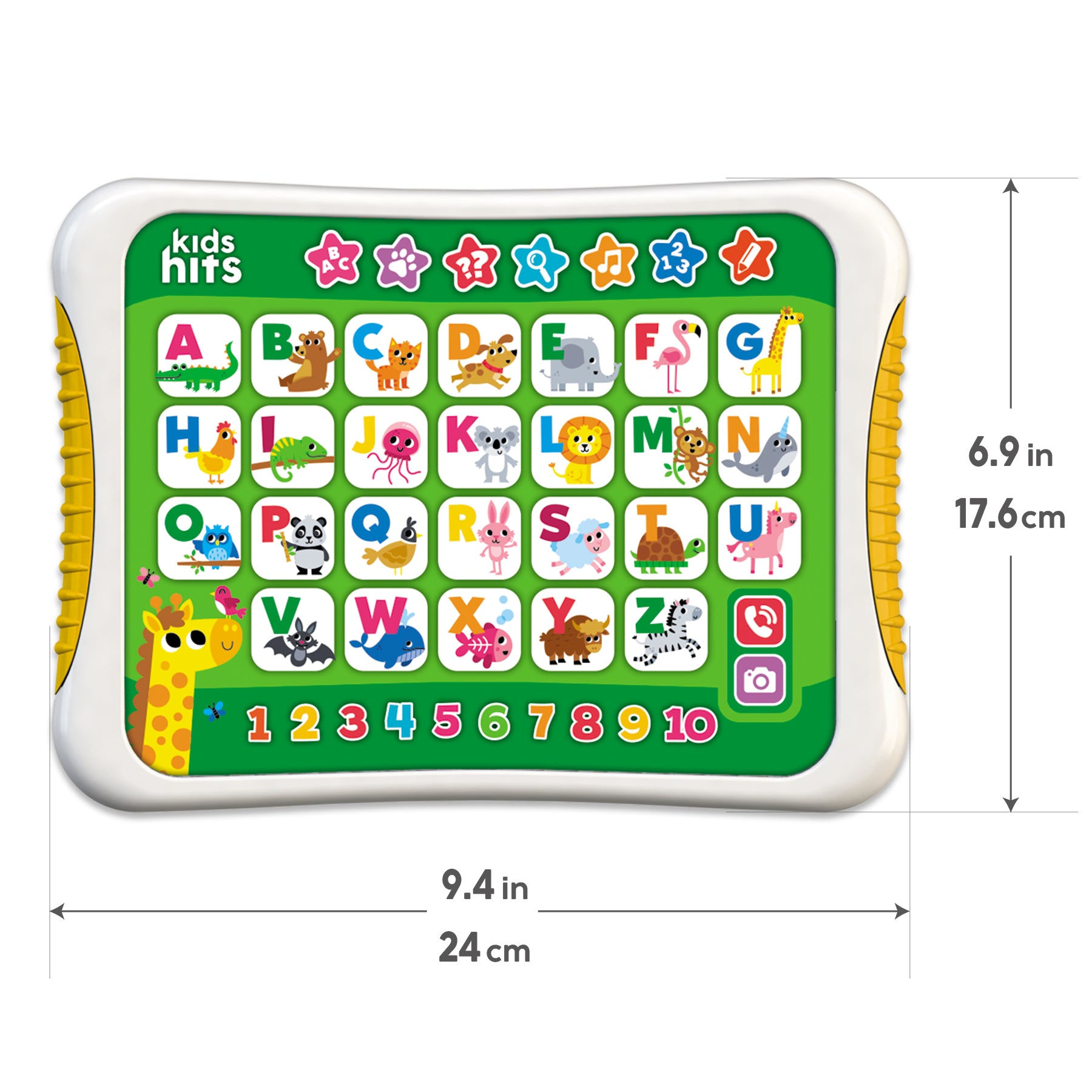 Hitpad Layout Kids Hits Educational Toddler Hit Pad Toy ABC Fun