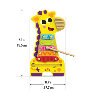 Kids Hits: Harmonize Playtime with the Wooden Giraffe Xylophone Adventure!