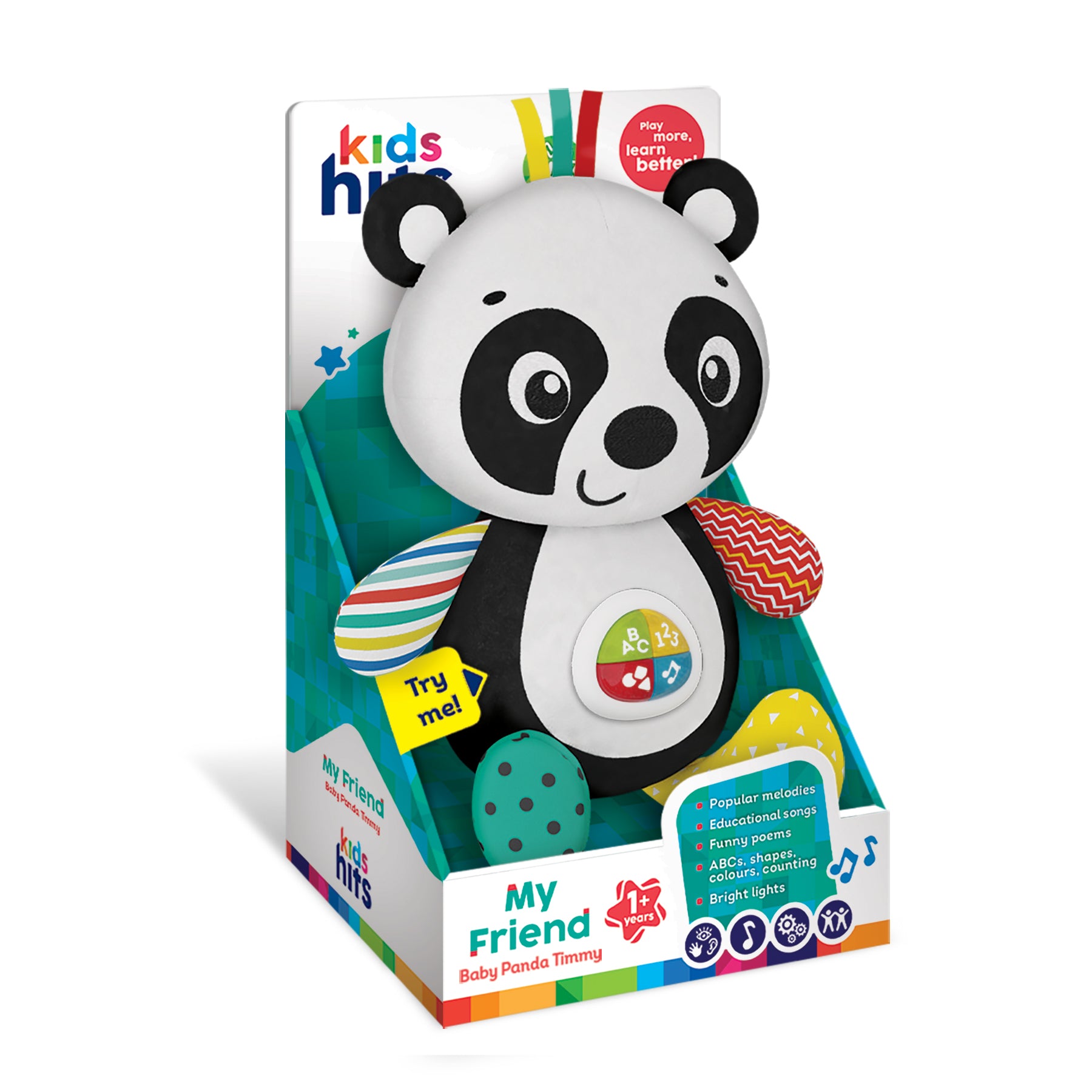 Kids Hits My Friend Baby Panda Timmy: A Soft Plush Music Toy for Joyful Learning and Playtime Bliss