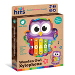 Kids Hits: Harmonize Playtime with the Wooden Owl Xylophone Adventure!