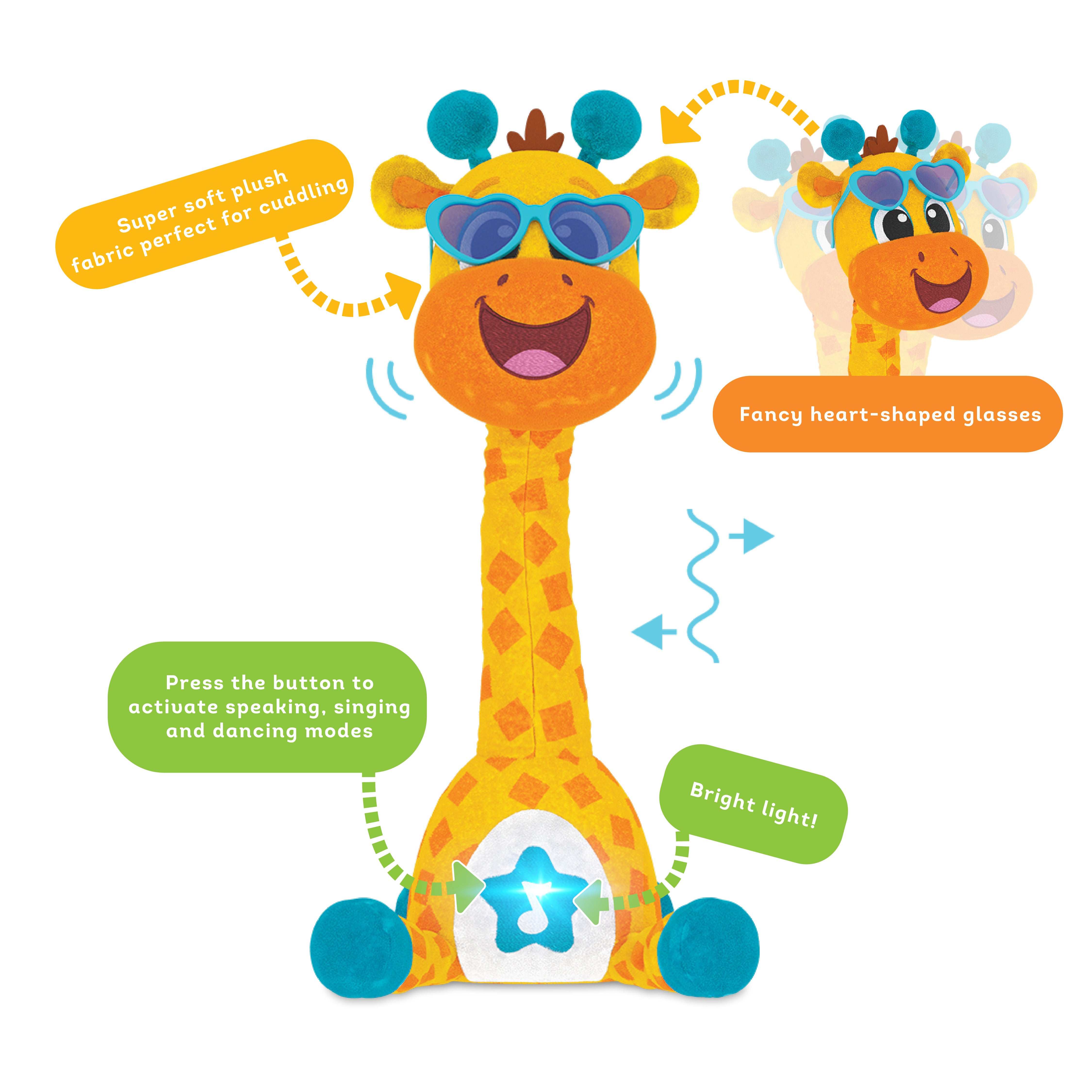 Kids Hits: Dancing Giraffe Paul – Your Energetic Dance Buddy with 12 Fun Melodies!"