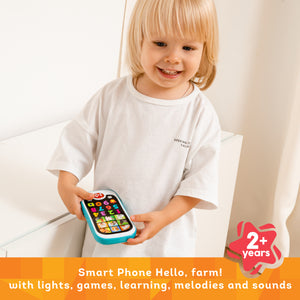 Kids Hits Educational Toddler Smart Phone Toy Hello, Farm!