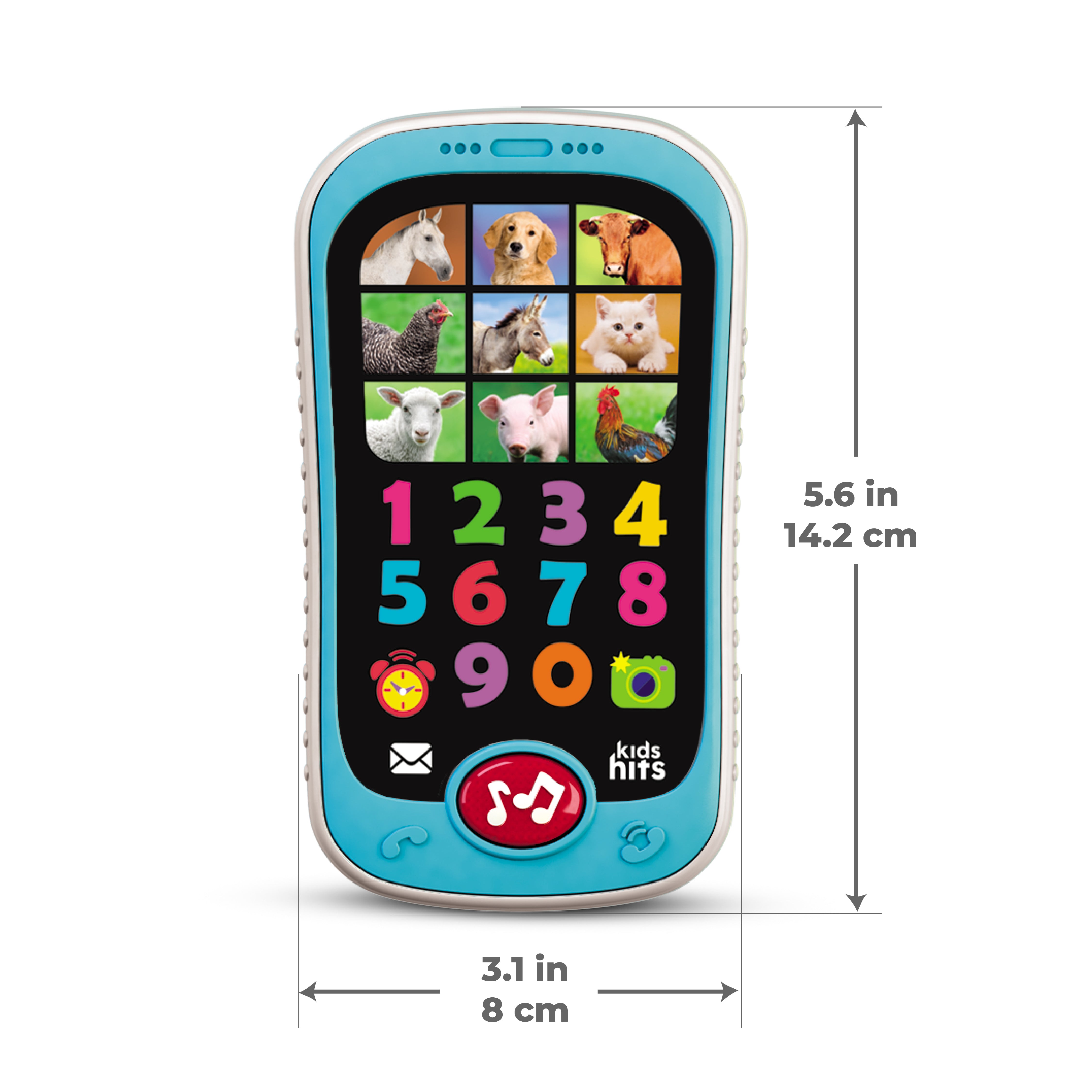 Kids Hits Educational Toddler Smart Phone Toy Hello, Farm!