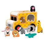 Sorting Truck: Safari Journey – Colorful Animal-Themed Shape Sorter & Pull-Along Toy!