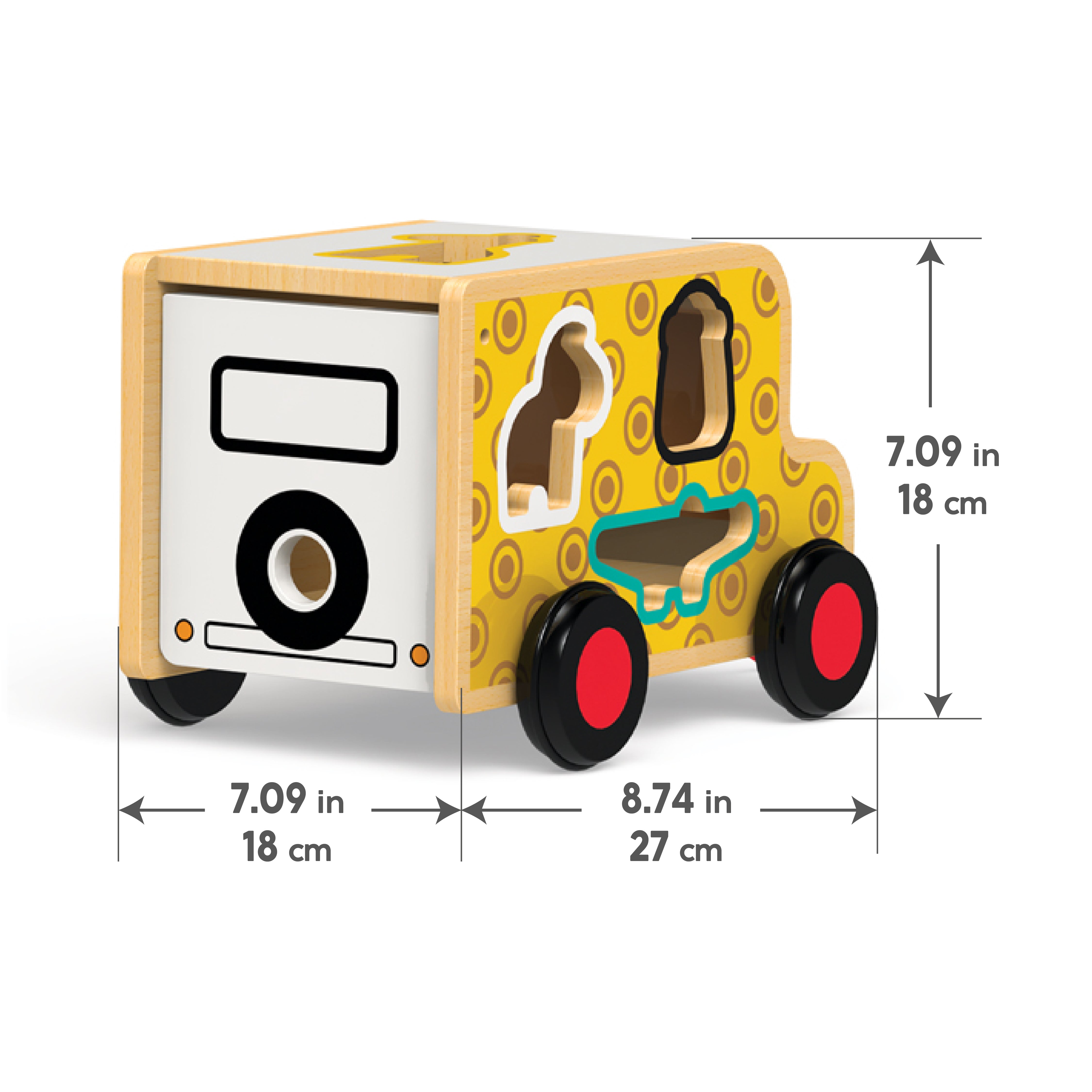 Sorting Truck: Safari Journey – Colorful Animal-Themed Shape Sorter & Pull-Along Toy!