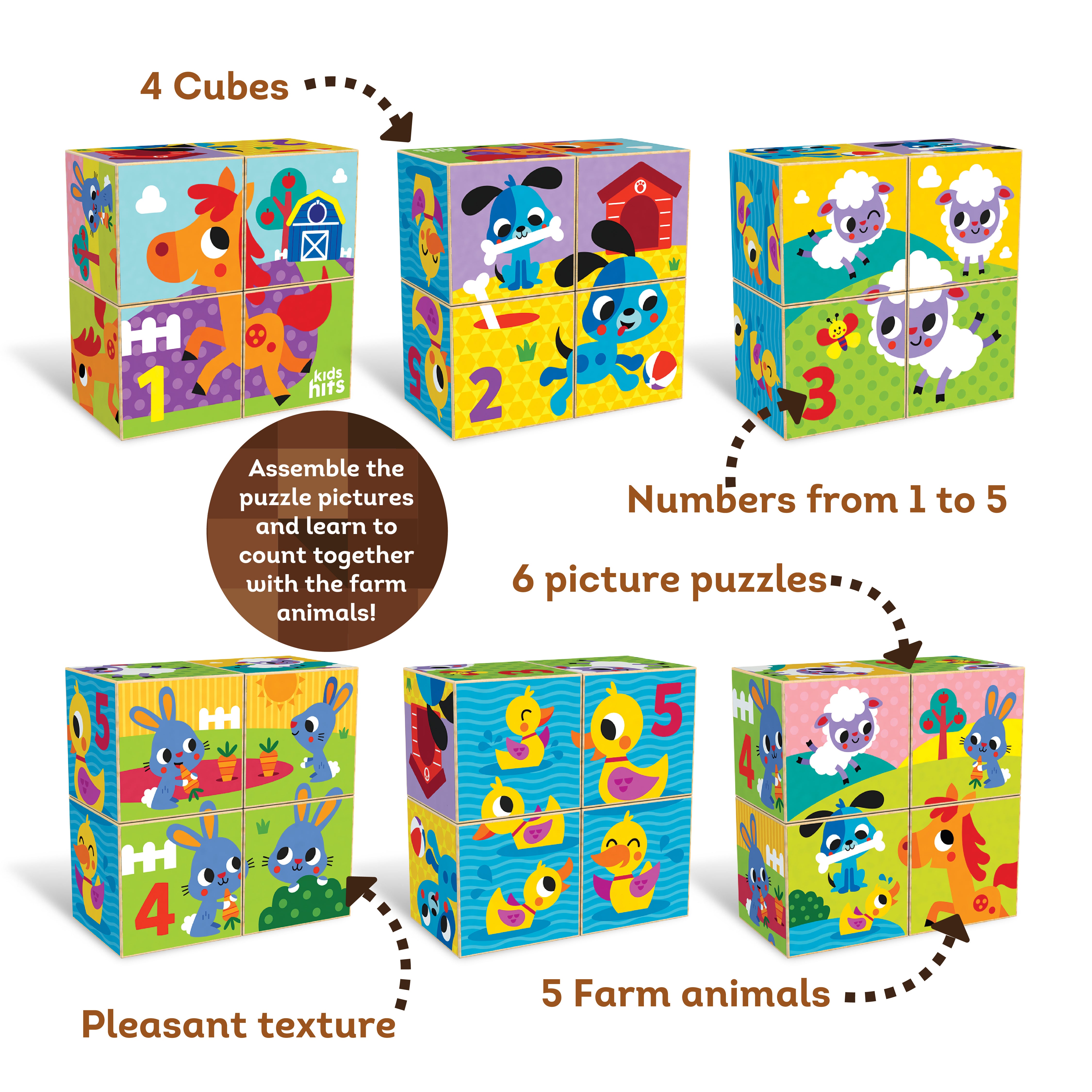 Kids Hits: Counting Farm – Learn to Count with Fun Farm Animals!